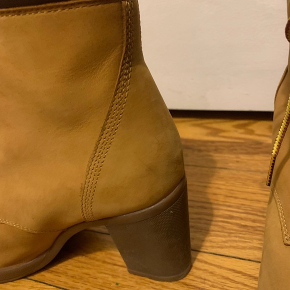 UEC - Timberland Glancy Nubuck Ortholite - Chunky Heeled Boots - Size: 9.5 - Picture 11 of 16
